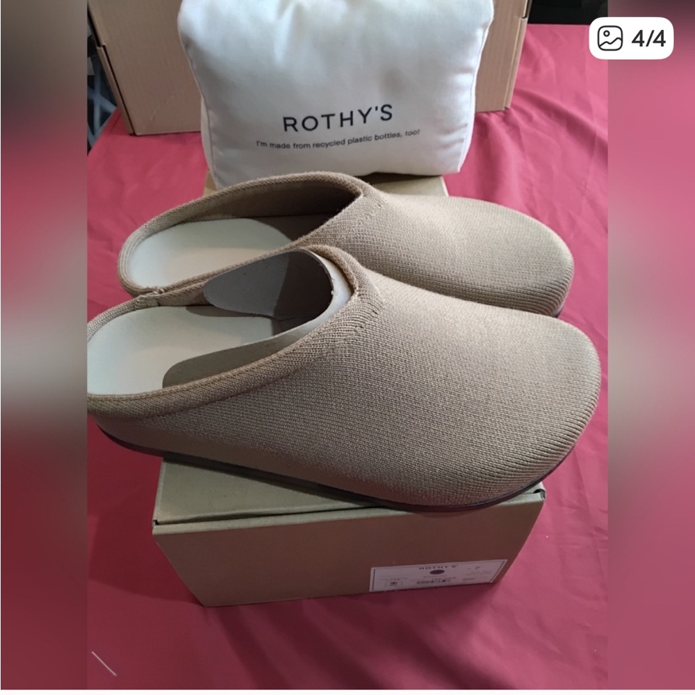 Rothy's Classic Tan Clogs